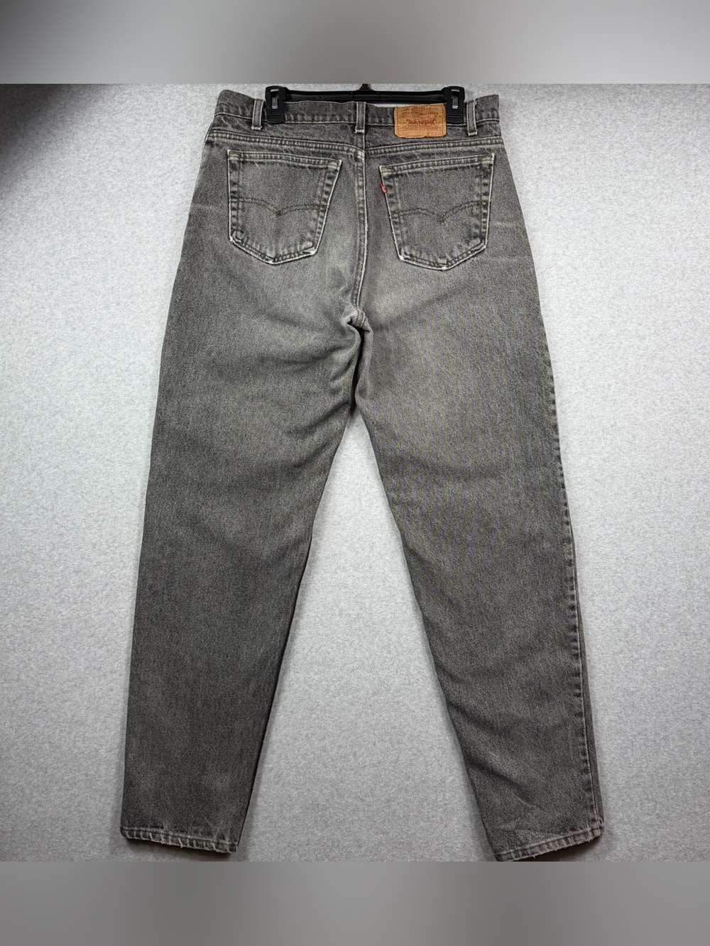 Vintage 90s Levi’s 550 Black Jeans Made In USA Relaxed Fit Men’s Size 36x34
